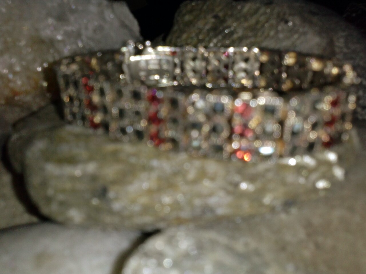 vintage sterling silver 9.25 bracelet Trio Oval Tanzanite Bracele