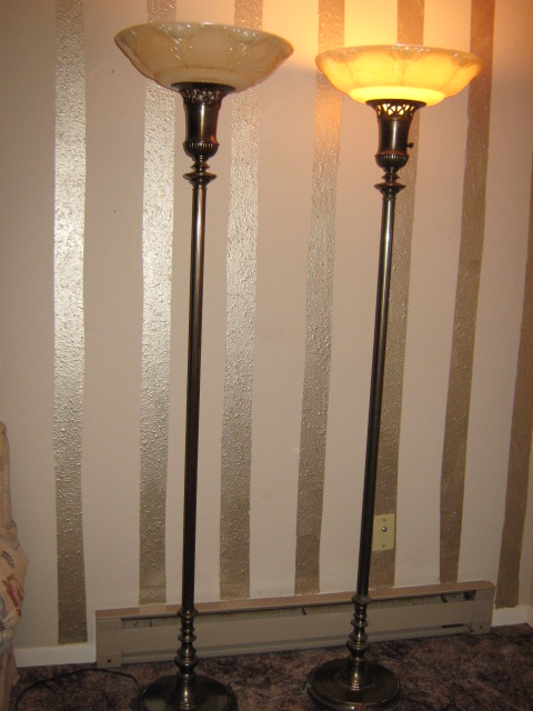 Pair of Antique Floor Lamps