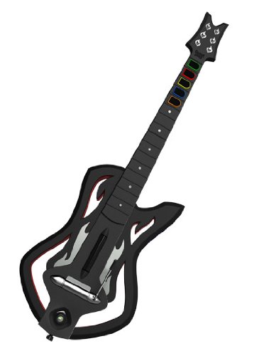 Flying V Shape Wireless Guitar for Wii Guitar Hero and Rock Band