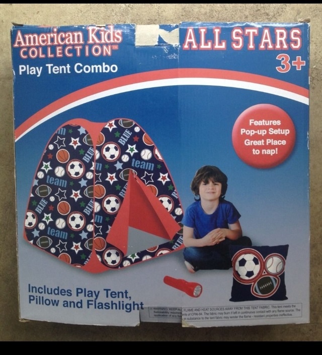 American Kids Collection - Boy\'s Play Tent Combo (Item #15)