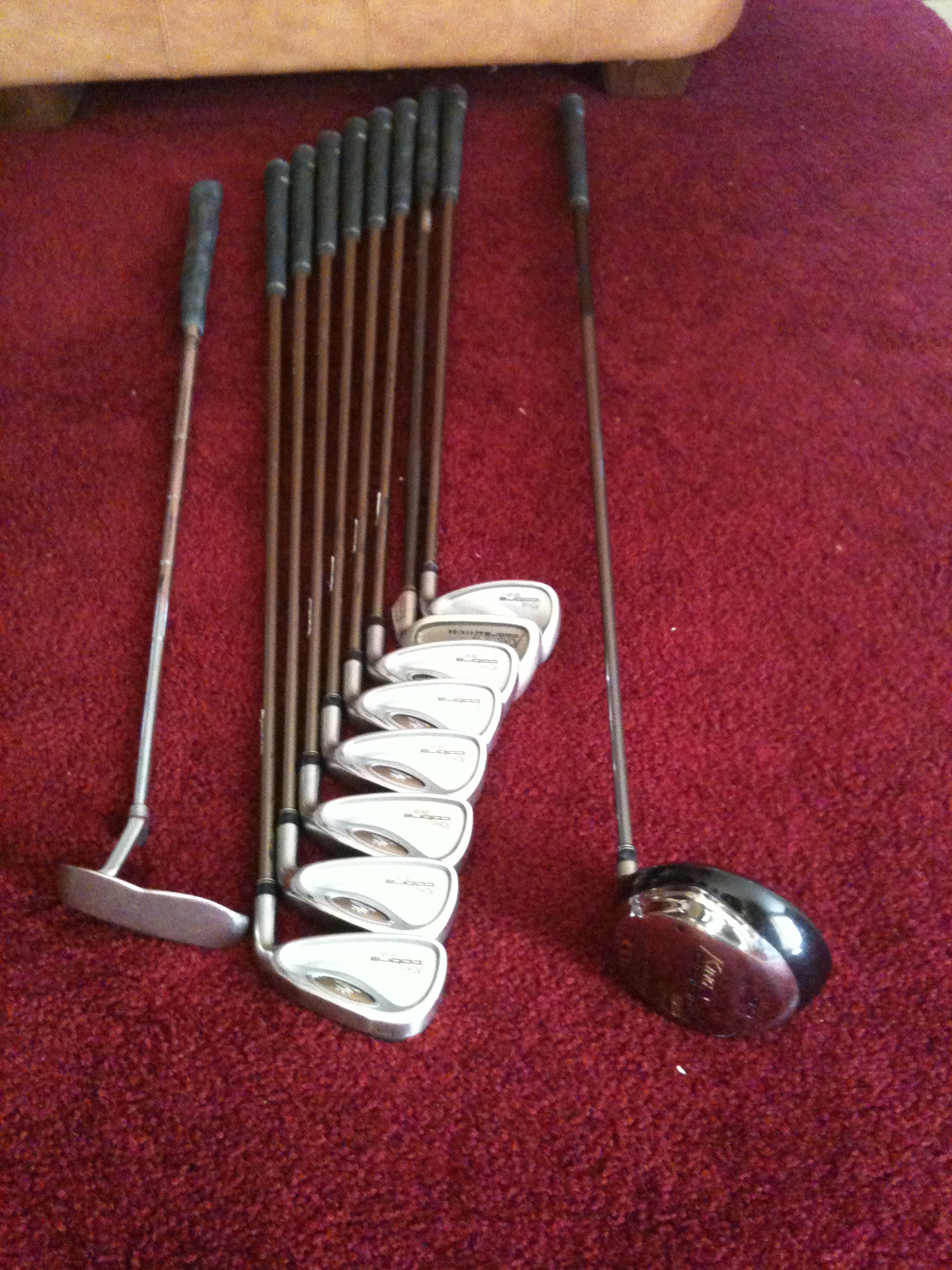 Cobra Golf Clubs & Wilson Golf Bag