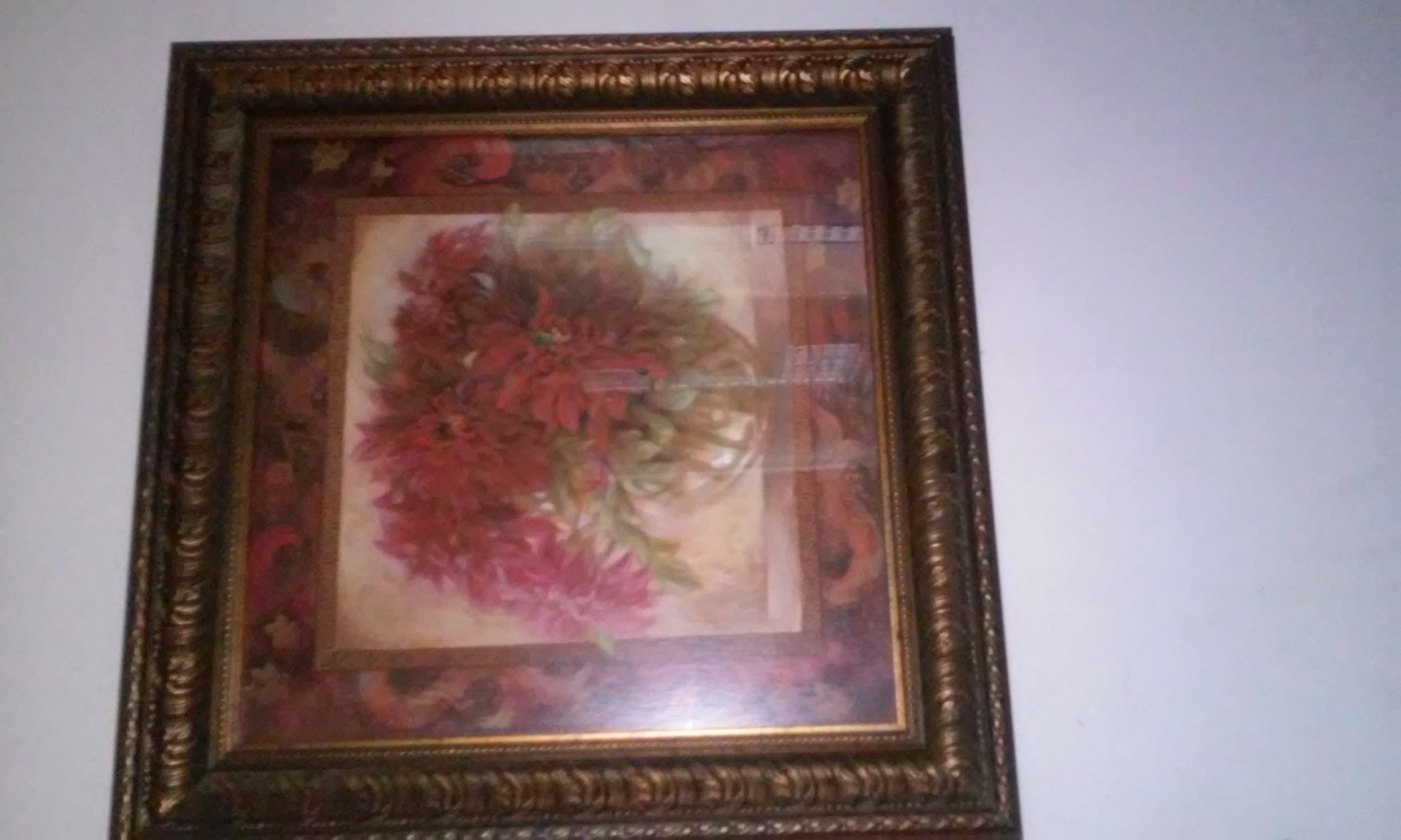 floral picture frame