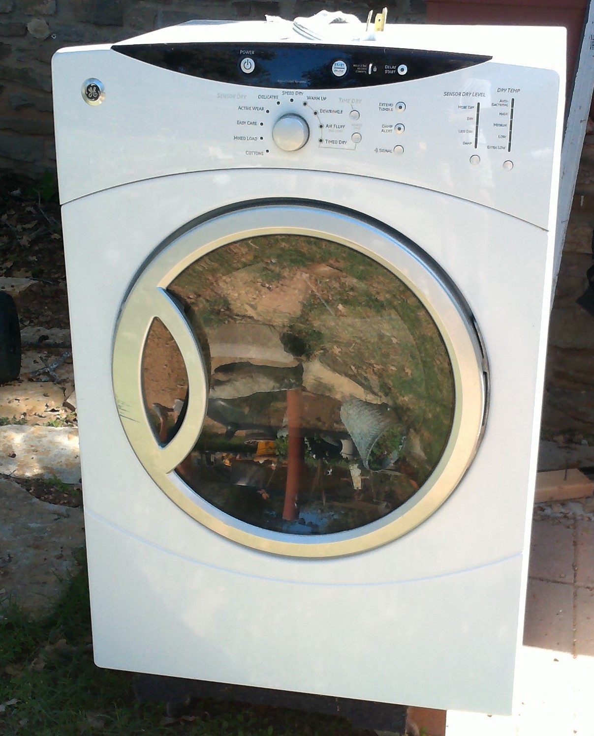GE FRONTLOADING WASHER AND ELECTRIC DRYER