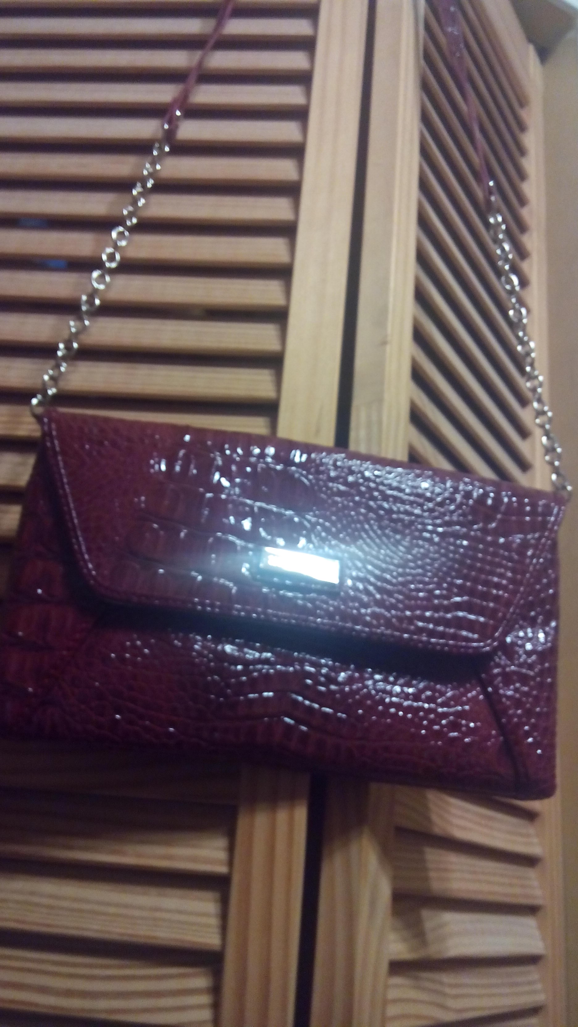Burgundy Nine West purse