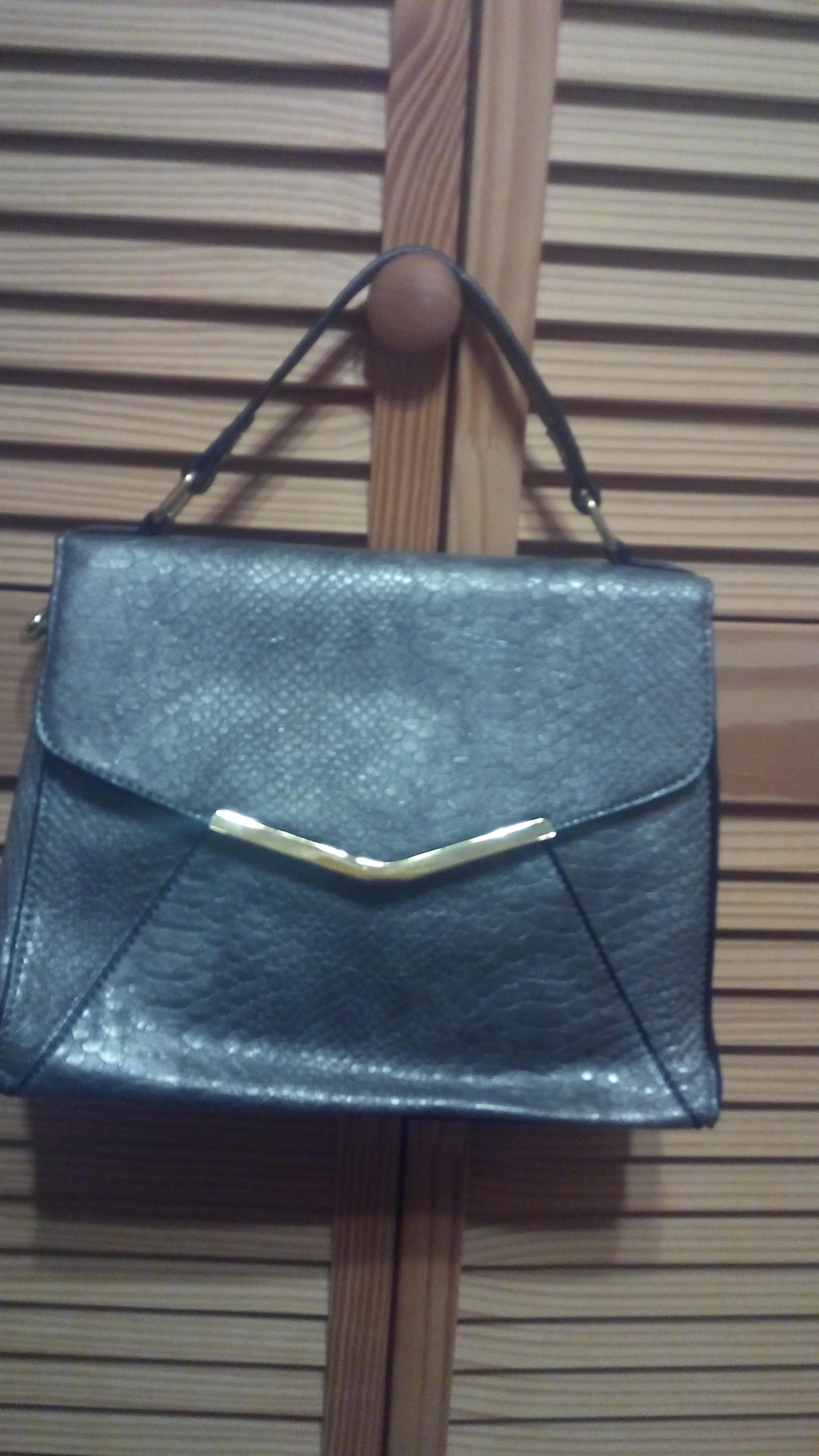 Grey purse