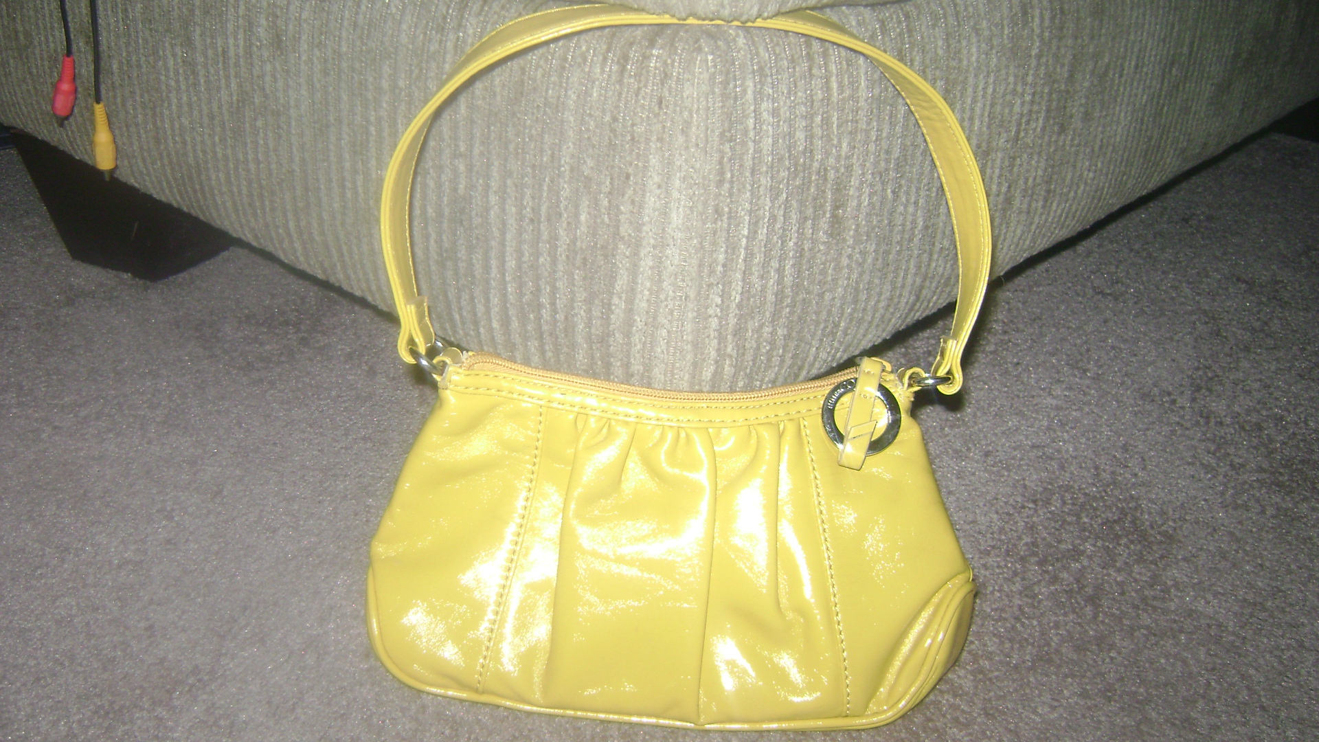 Nine West, yellow small handbag