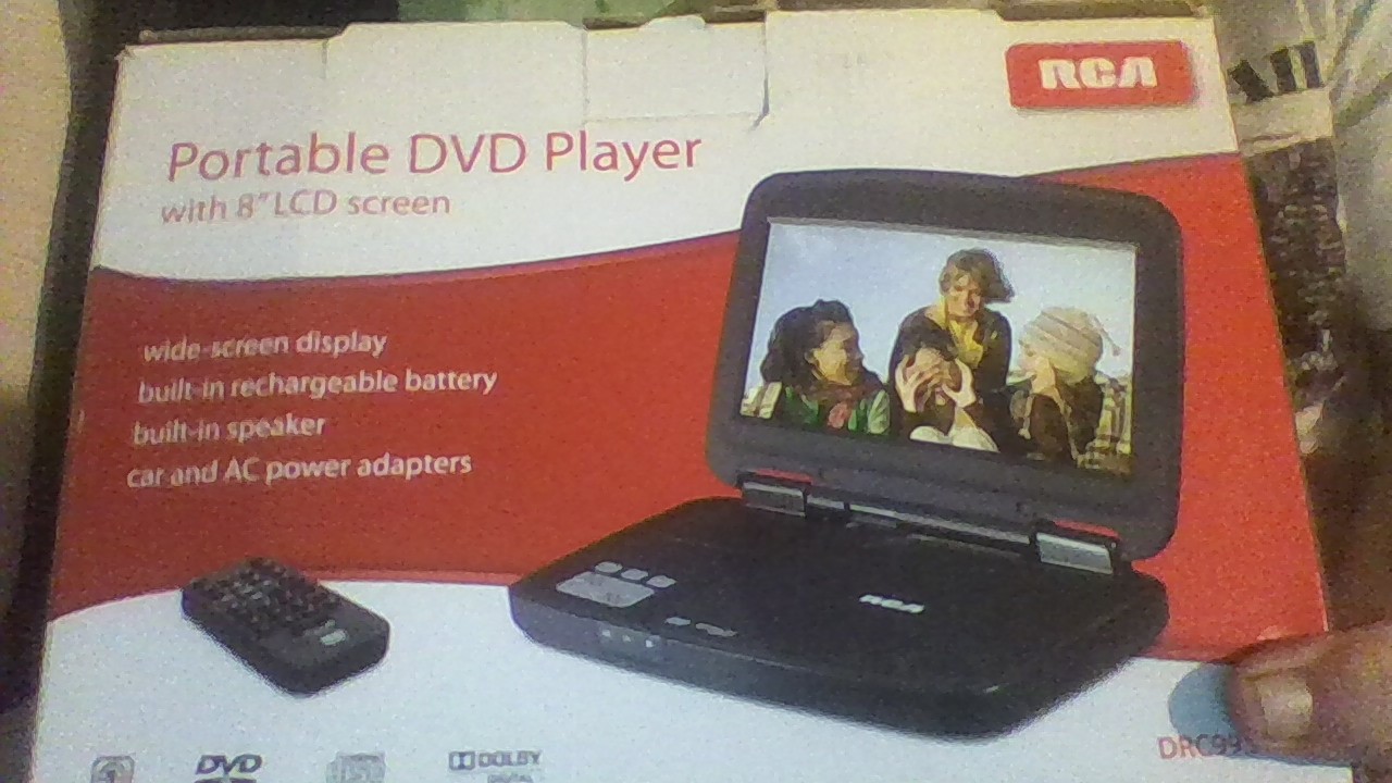 RCA Portable DVD Player AC/DC W/remote