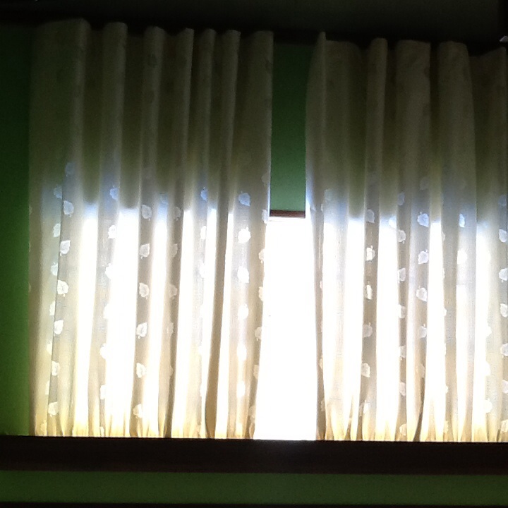 Fully lined drapes--76 inches high