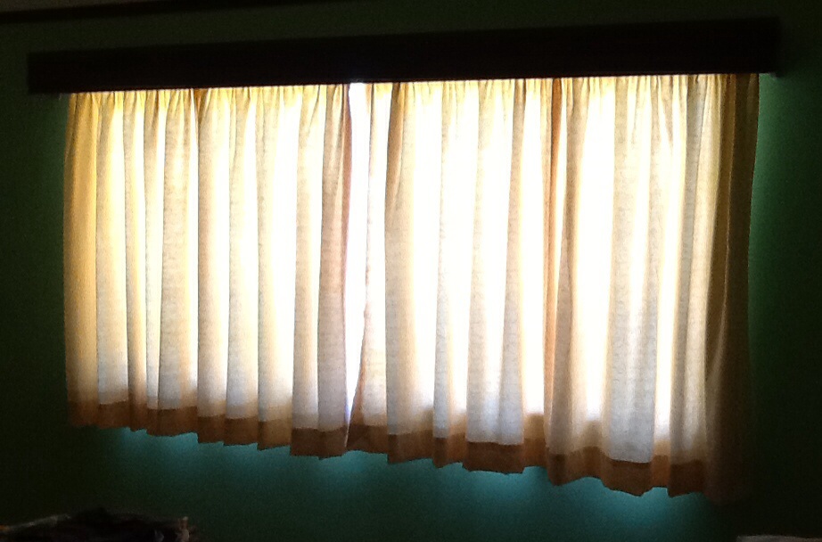 Fully lined drapes--49 inches high