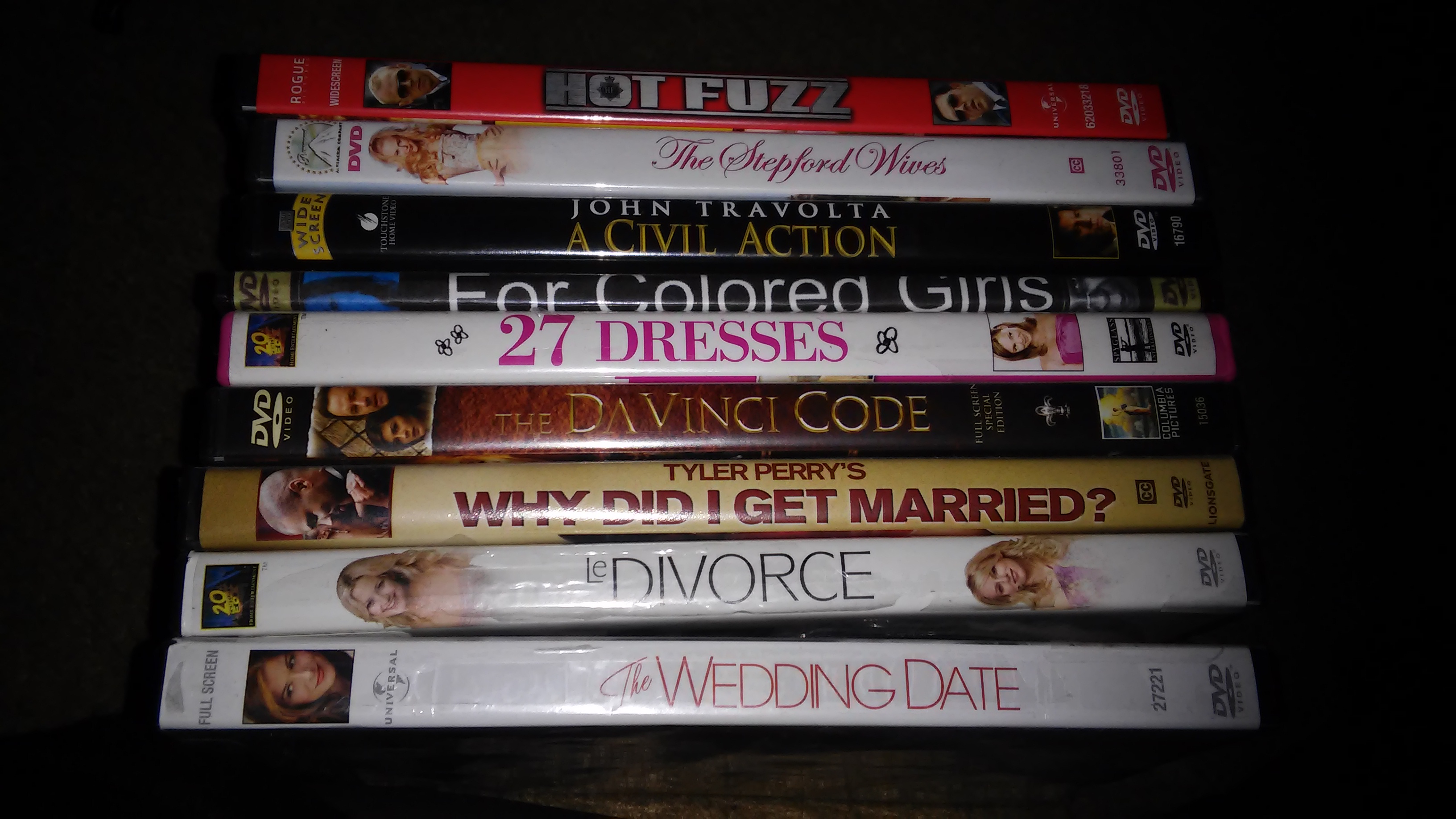 Various DVD Movies (2.00 each)