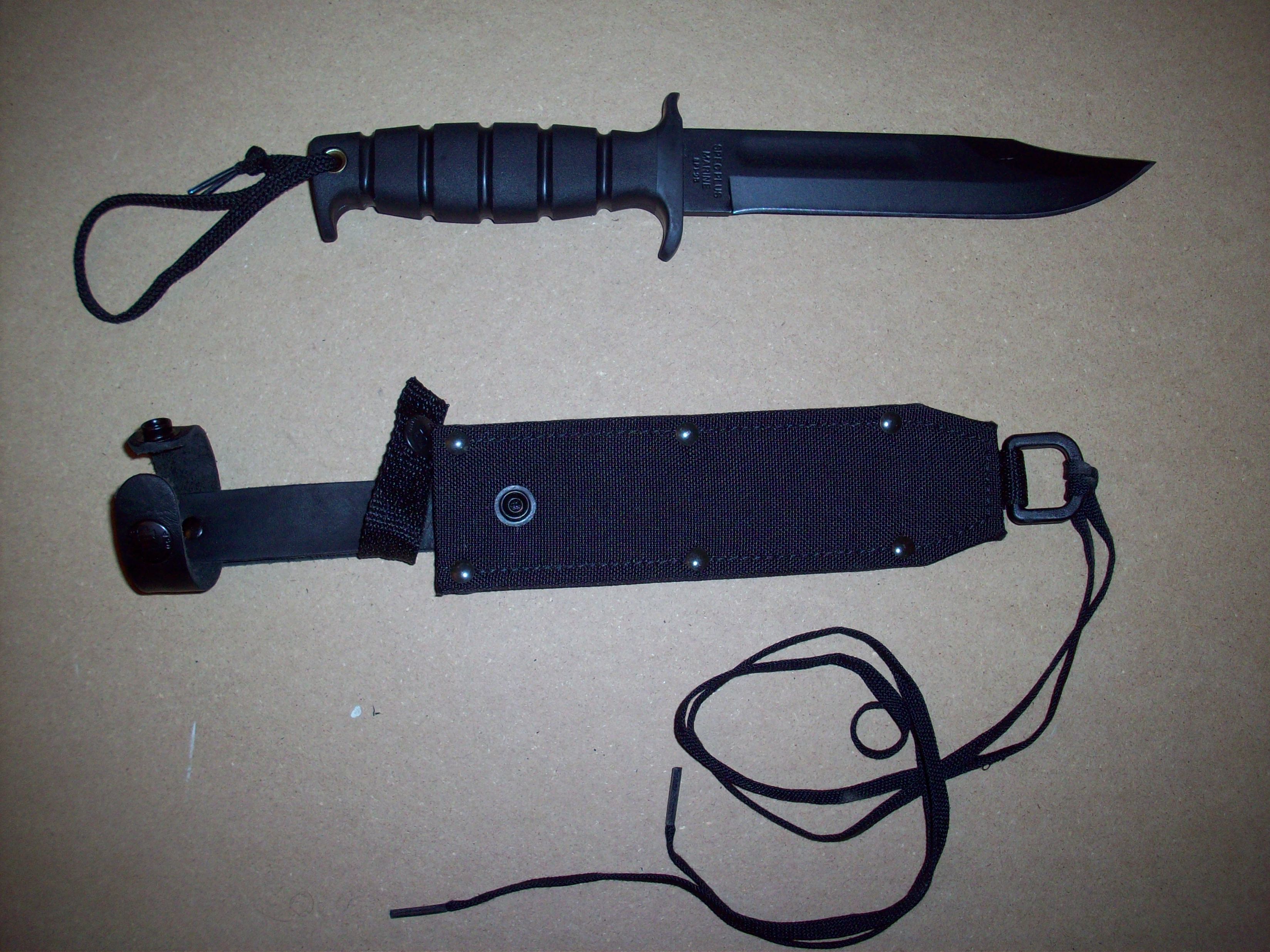 Ontario Knife  Straight Blade Army Combat knife