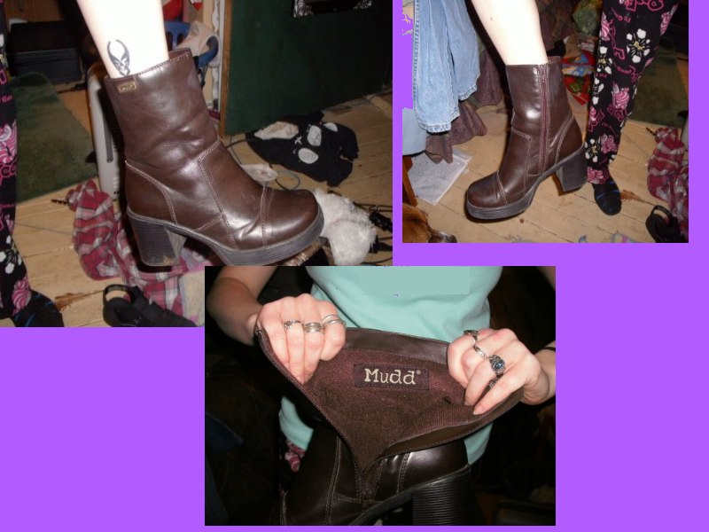 "MUDD" Brown Ankle Boots-size 91/2