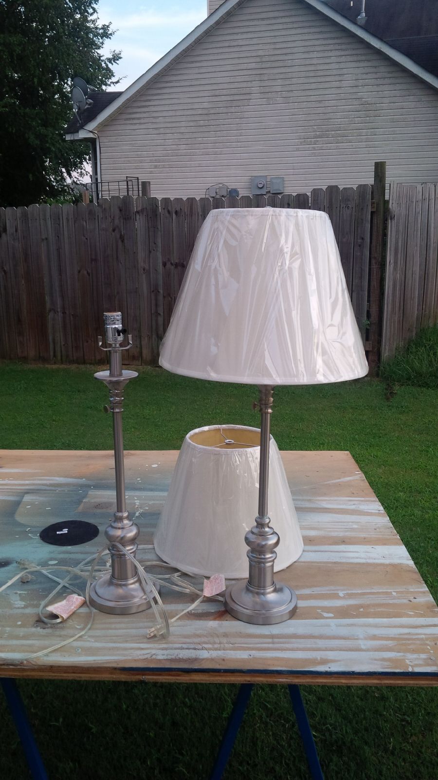 end table lamps set of 2