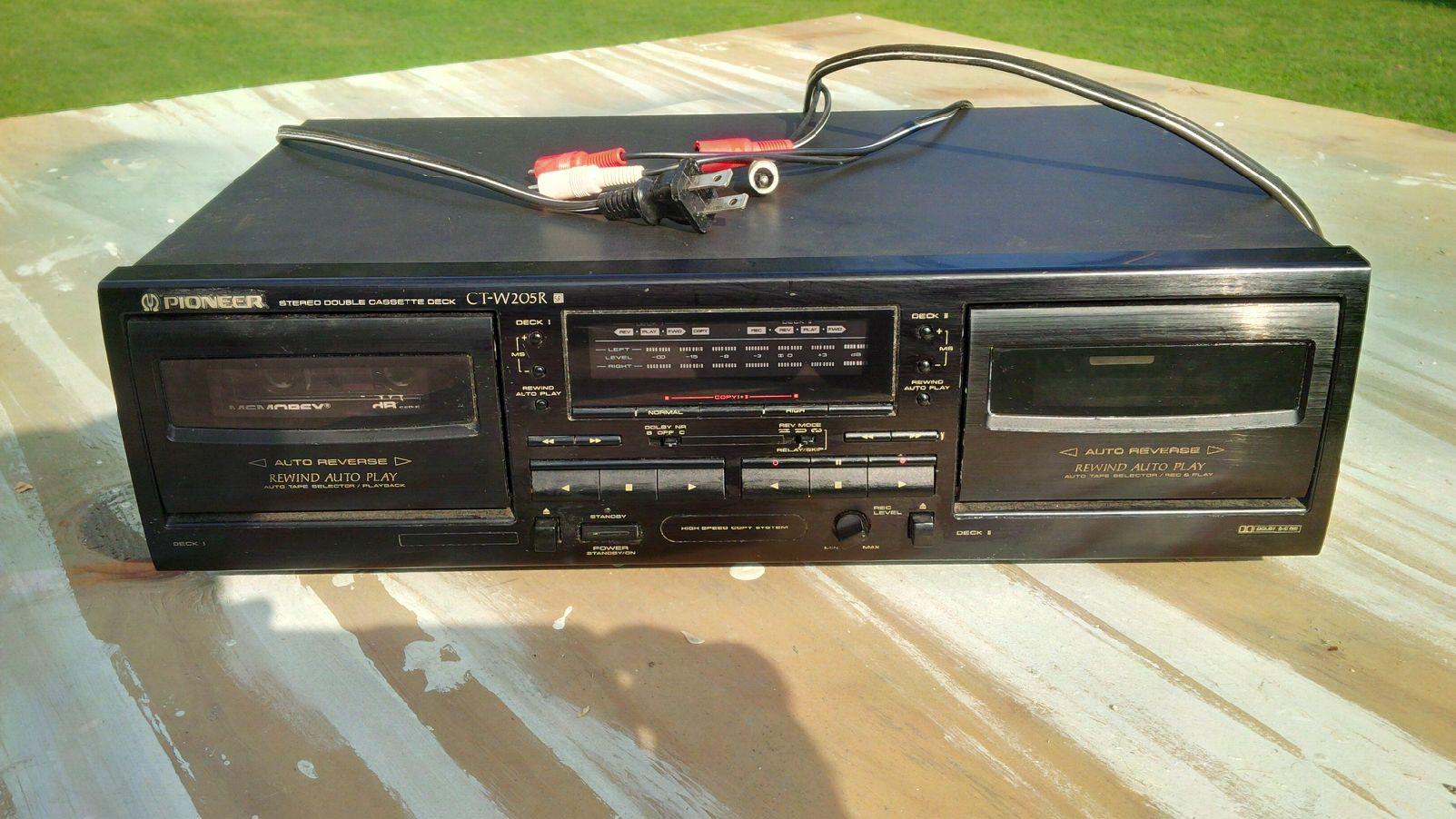 dual cassette player (fisher) componant