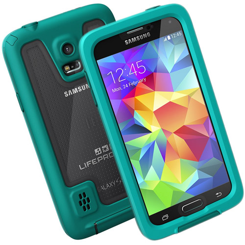 Galaxy S5 Life Proof case Green