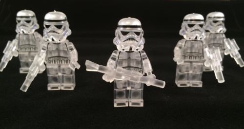 Custom Transparent Star Wars Storm Trooper Lego Figures - $8 Each