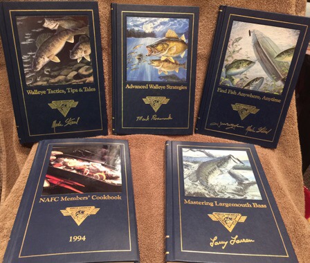 Set of 5 North American Fishing Club (NAFC) Books