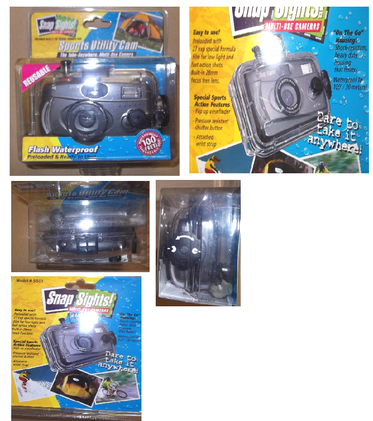 Waterproof Sports Camera  New in package