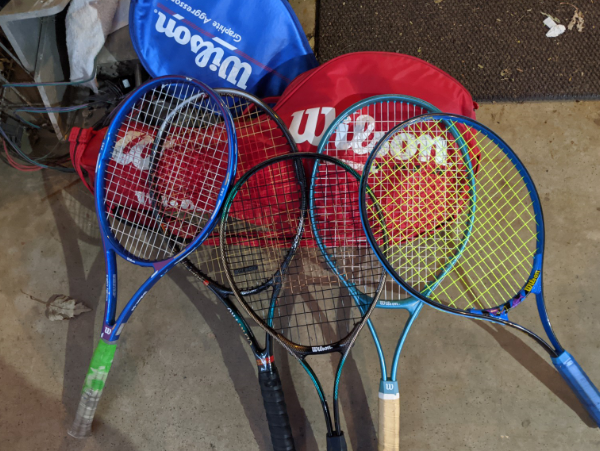 5 Wilson tennis Racquets
