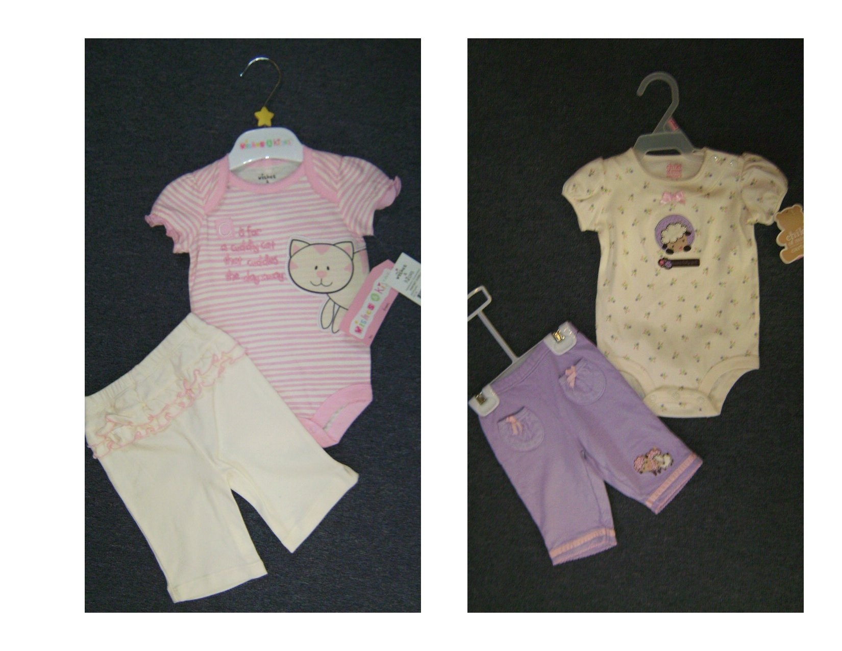 new baby girl lot clothes 0-3 months.