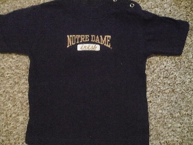 Notre Dame t-shirt (12months)