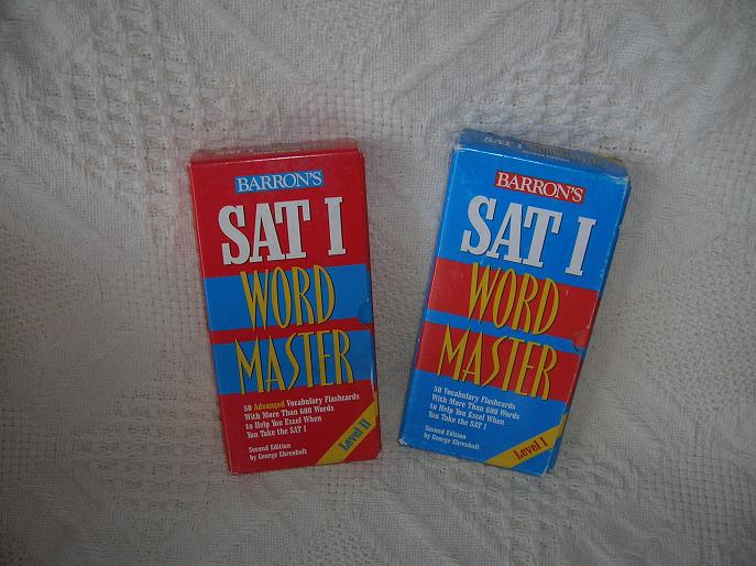 SAT 1 WORD MASTER FLASHCARDS