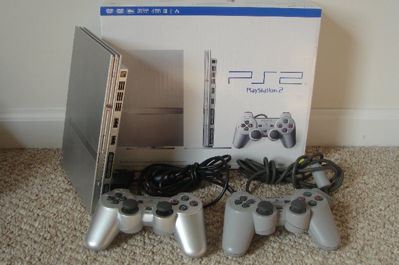 Playstation 2 Console (Silver Slim)