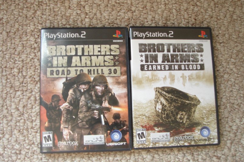 PS2 Games - Brothers in Arms 1 & 2