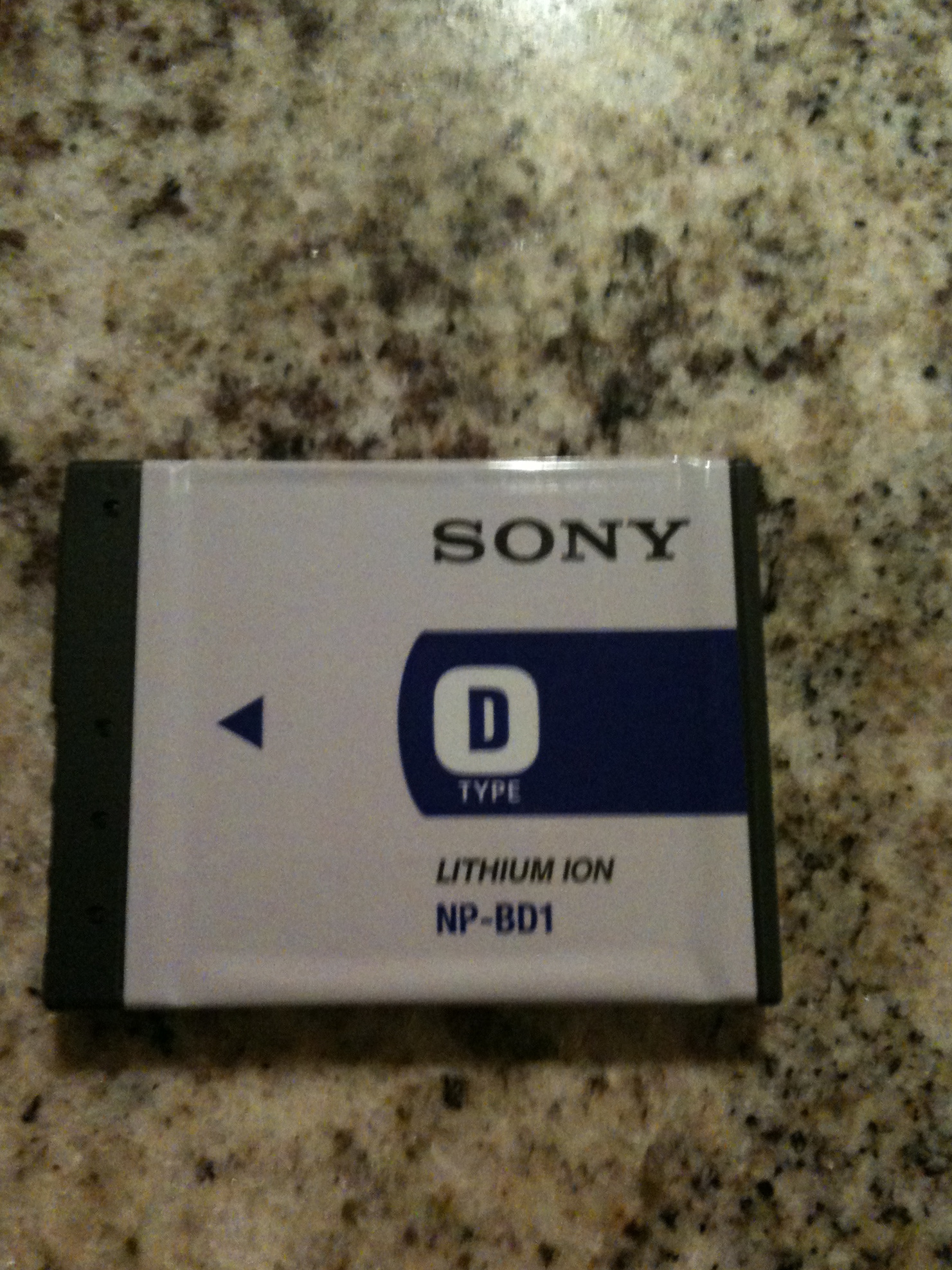Sony digital camera battery Type D