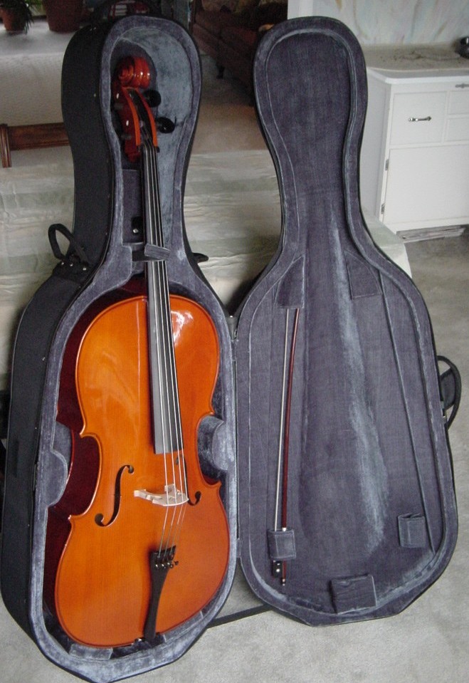 Musino 4/4 Student Cello - Includes Bow and Hard Case