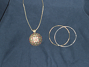 Fashion Bronze Necklace with bracelets