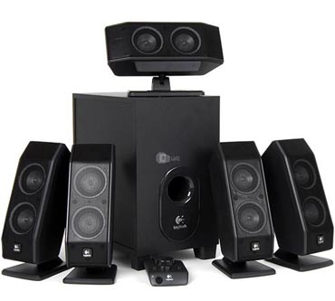 Logitech Computer Surround Sound System - 5 speakers plus sub
