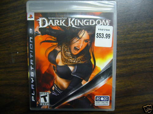 Untold Legends: Dark Kingdom PlayStation 3 (FACTORY SEALED!!!!)