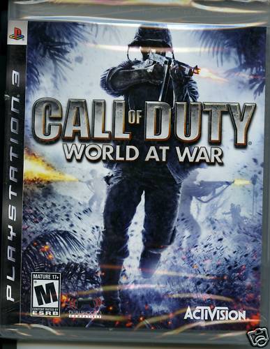 (=Playstation 3=) Call of Duty: World at War (FACTORY SEALED!!!!)