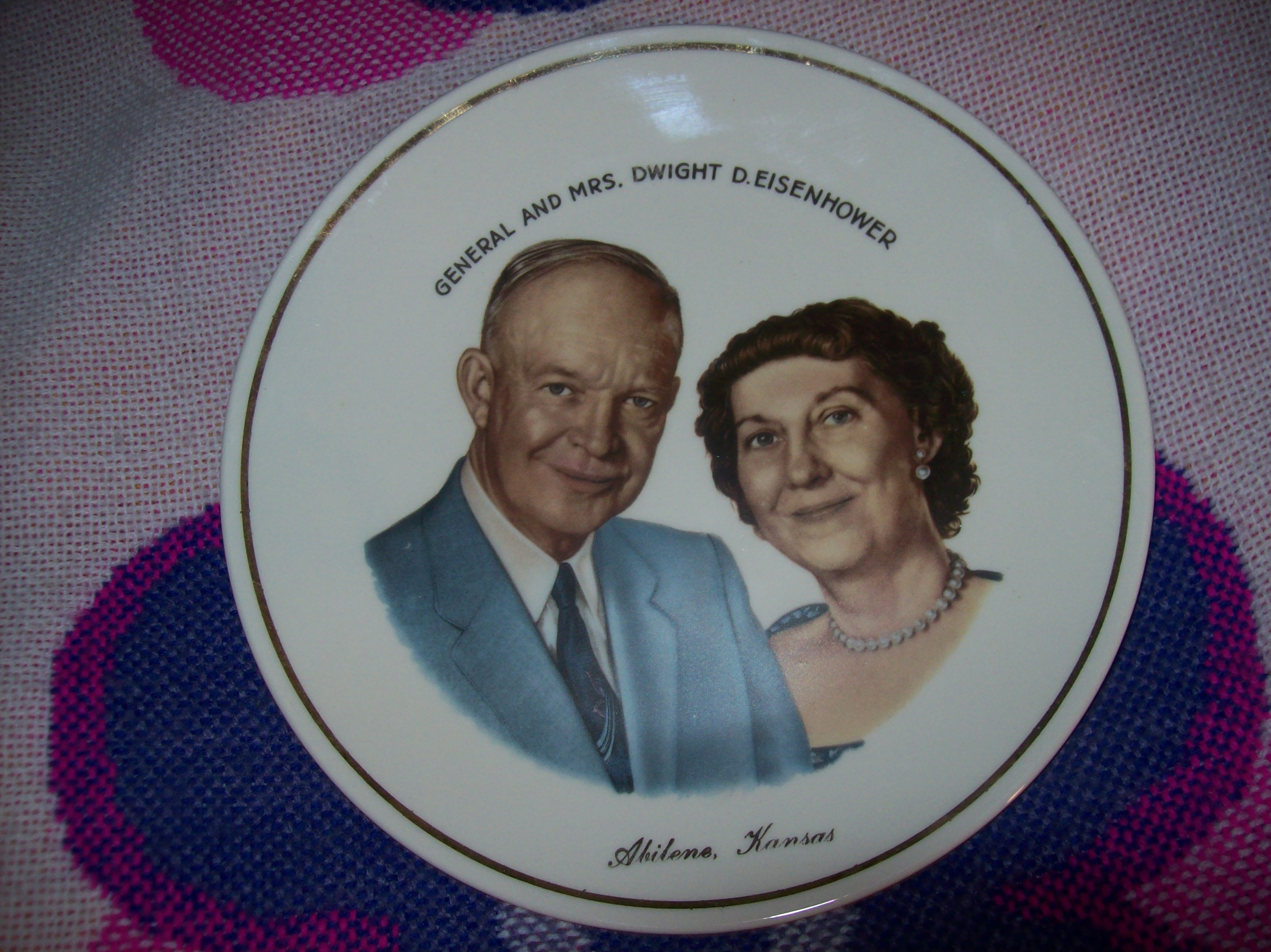 9\" Dwight D. Eisenhower Collectors Plate