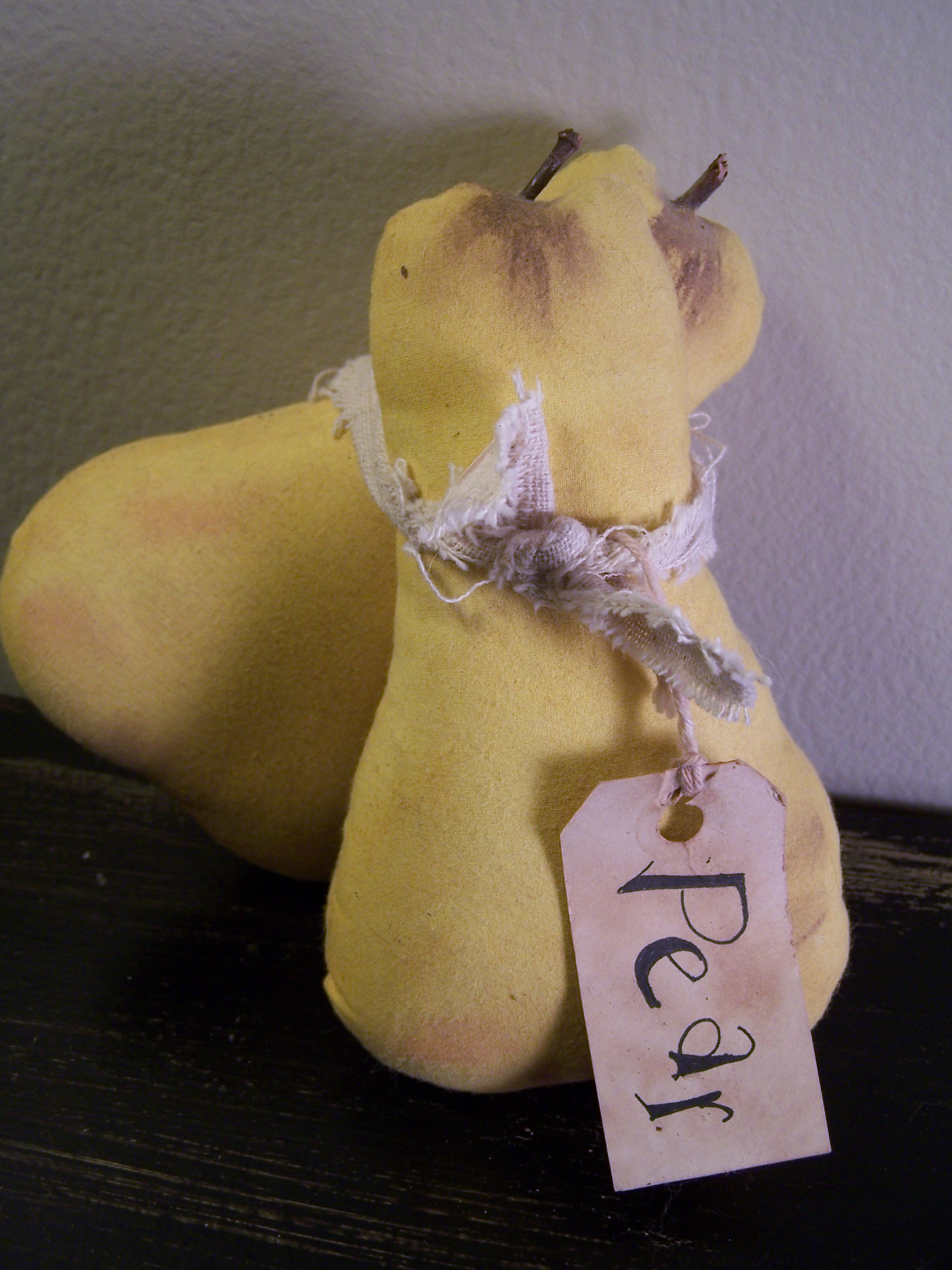 Primitive Handmade Pears