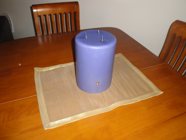 Partylite 6\"8\" 3-wick Periwinkle Candle - RARE FIND