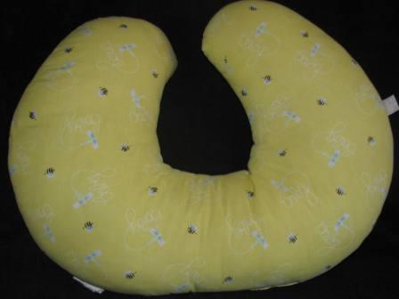 Yellow \"BOPPY\" Nursing Pillow (Firefly Pattern)