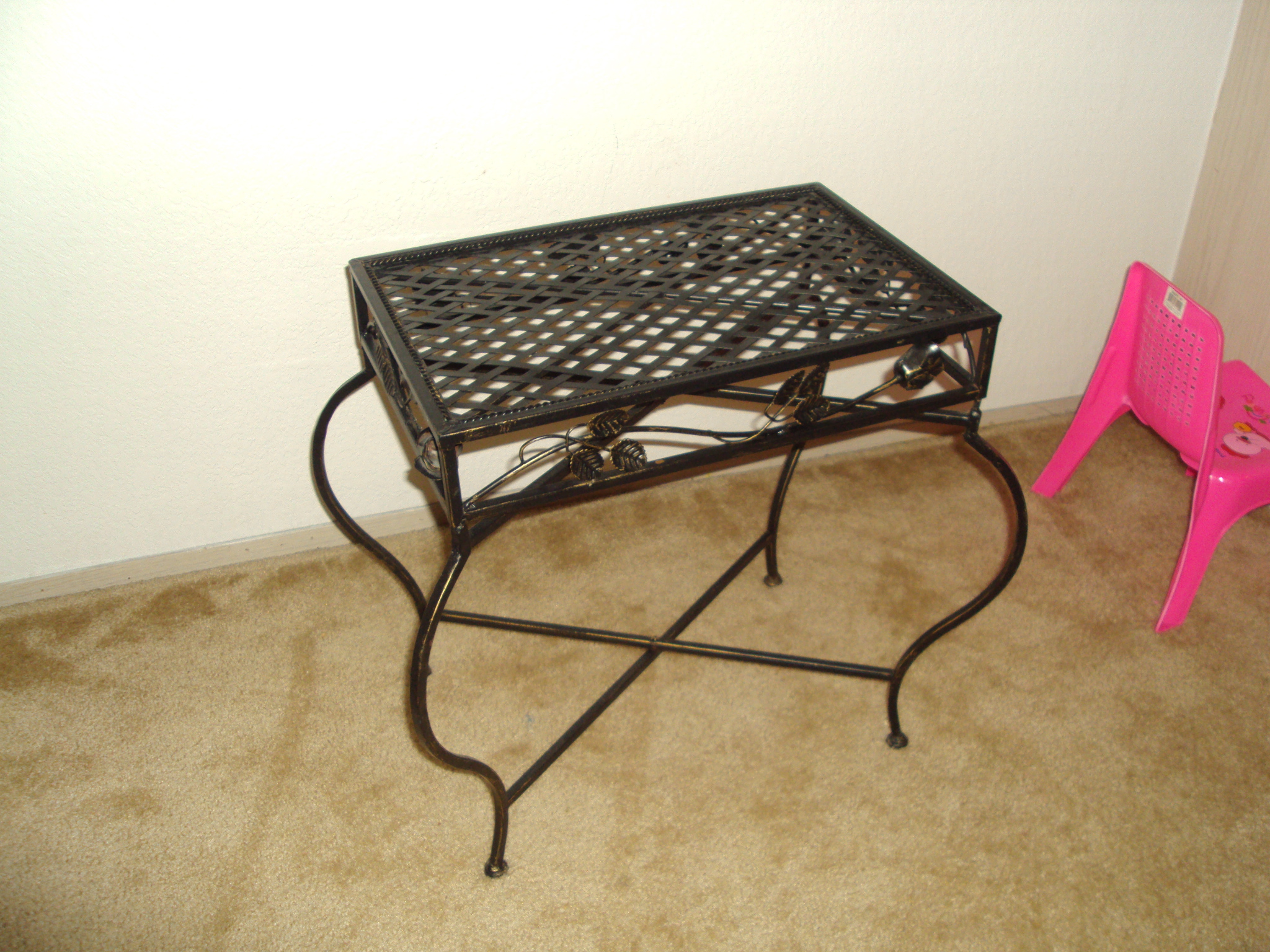 Iron End Table