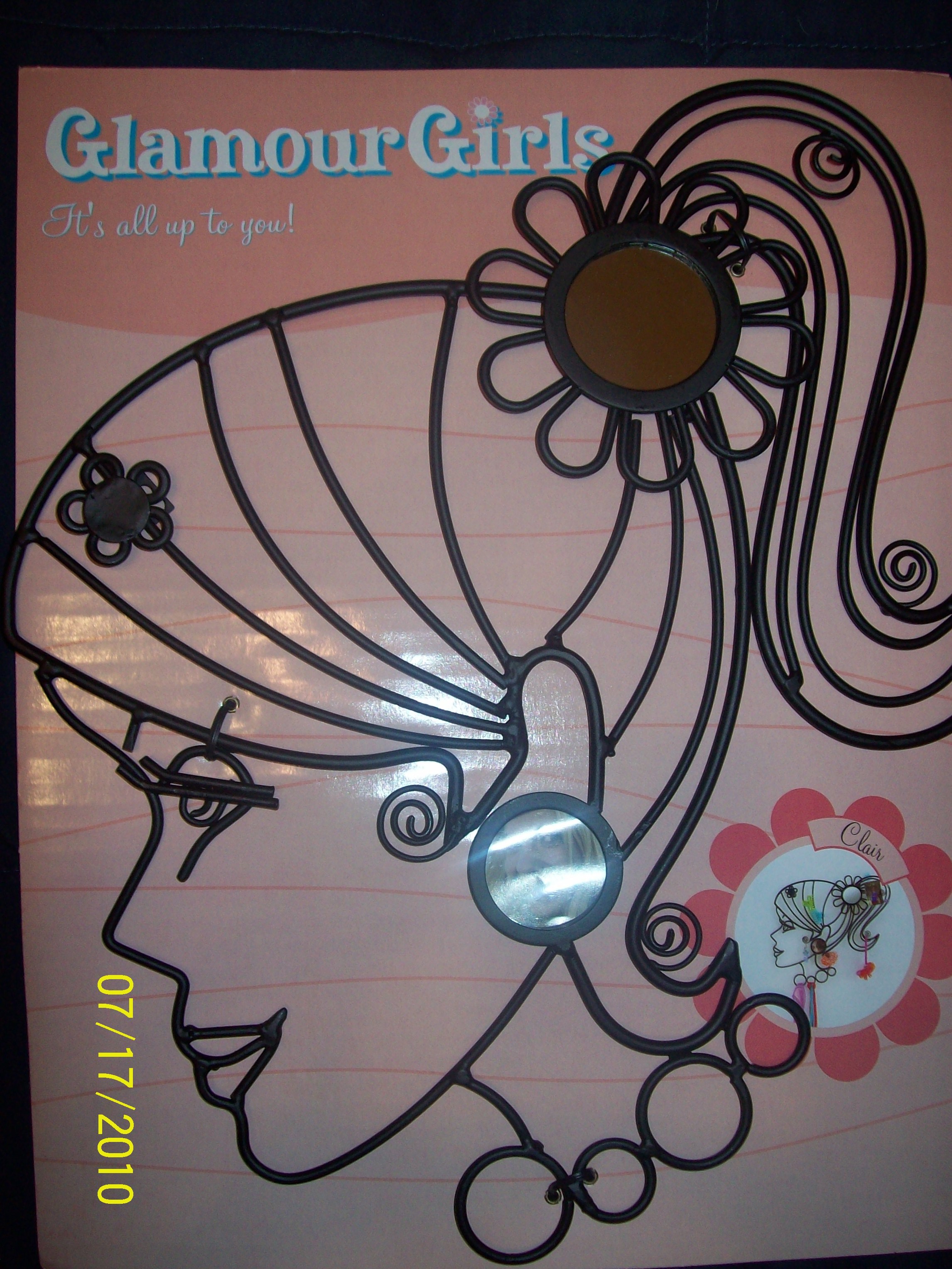 Glamour Girl Metal Wall Art Pony (New in box)