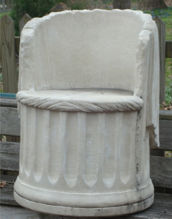 Roman-Style \"Stone\" Chair