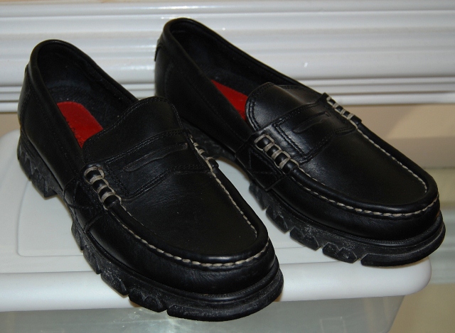 Women\'s Ralph Lauren Leather Loafers Size 8 1/2