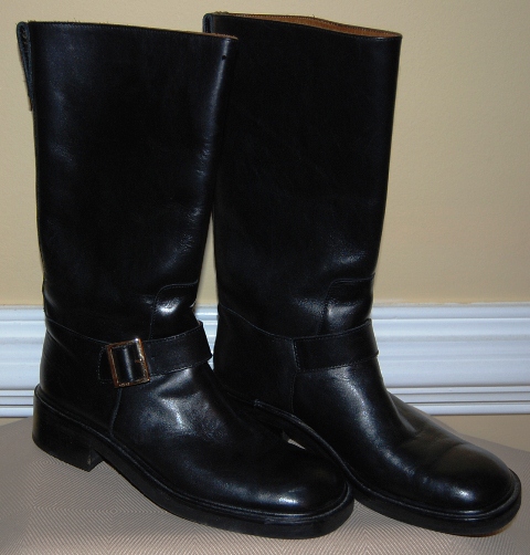 Gucci Leather Riding Boots - Women\'s Size 8
