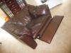 Brown Leather Oversized Recliner