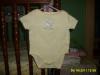 0-3 Month Onesie Yellow with Lamb