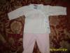 Newborn Outfit Pink Flower in Middle & on Feet