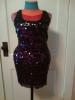 Forever 21 Purple sequin tunic- size S