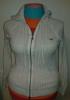 Hollister Ribbed zip-up sweater- size Small