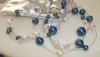 Swarovski Crystal and Pearl Necklace and Bracelet Set