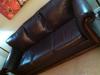 Leather Coach and Loveseat